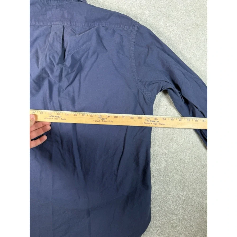 Ralph Lauren Shirt Mens XL‎ Blue Cotton Long Sleeve Button Down Pony Preppy